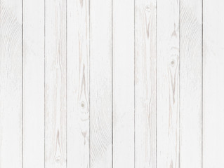 Wall Mural - Grunge wood white painted background