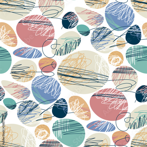 Colorful circles and ovals ...