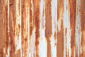 Wall Mural - Old zinc wall surface Fence