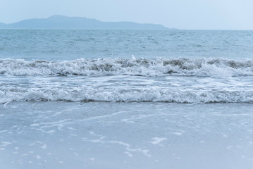 Wall Mural - sea wave on the beach in south of china