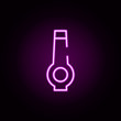 © Jamila - bottle neon icon. Elements of bar set. Simple icon for websites, web design, mobile app, info graphics