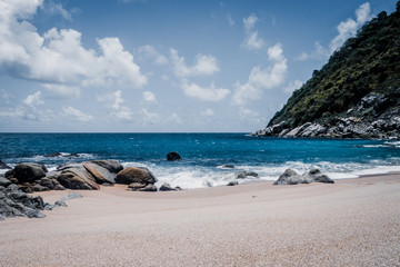 Wall Mural - wild tropical beach