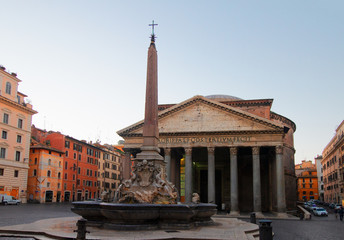 Fotomurales - Pantheon in Rome, Italy
