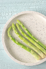 Canvas Print - Bunch of fresh asparagus