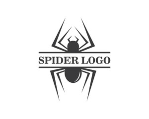 Wall Mural - spider logo vector