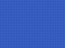 Blue Plastic Constructor Seamless Pattern. Abstract Background Blocks Plate Flat Design