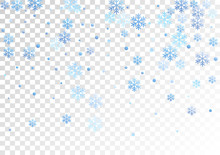 Crystal Snowflake And Circle Shapes Vector Graphics.