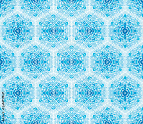 Abstract mosaic vector seamless pattern