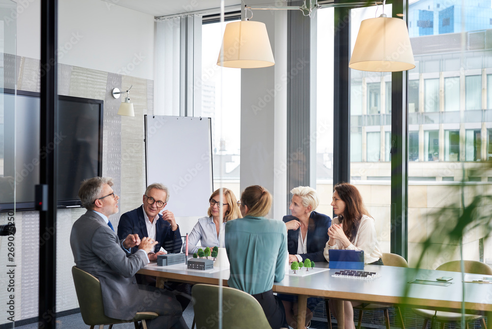 Group of business people in the conference room Stock Photo | Adobe Stock