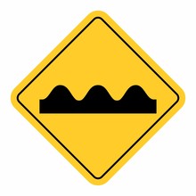 Bumpy Road Sign