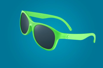 Green sunglasses for summer