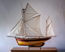 Model Boat Decorative Object