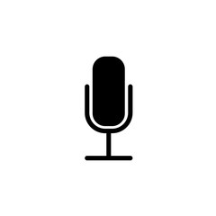 Microphone Icon vector flat design