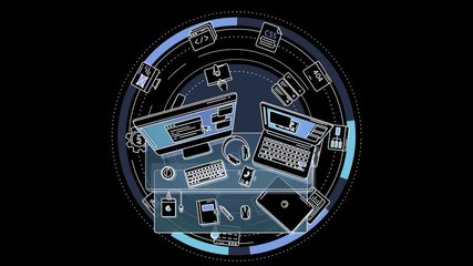 Promo Animation for Web Developer on alpha chanel