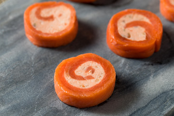 Canvas Print - Homemade Smoked Salmon PInwheels