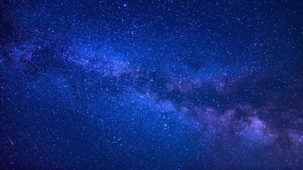 Wall Mural - Aquarids Meteor Shower 2019 Milky Way Galaxy Time Lapse East Sky 01