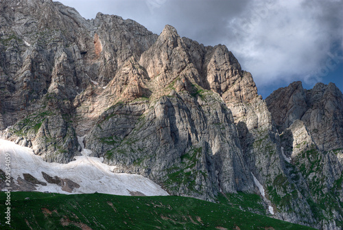 Гора фишт краснодарский край фото Gray rocky mountain, located closely. Caucasian Reserve, Mountain Fisht, Krasnod