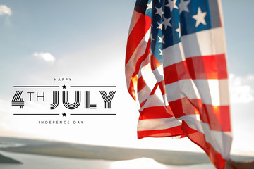 Patriotic holiday. 4th of July, Independence day.