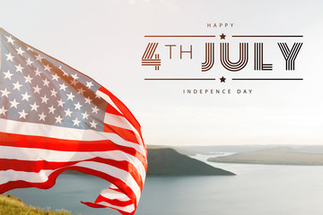 Patriotic holiday. 4th of July, Independence day.