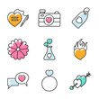 Valentines Day Hand Drawn Icons Pack