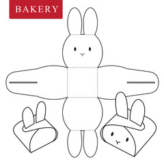 Package template for bakery food or Other items.