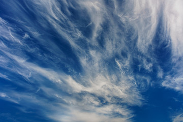 deep blue clean summer sky