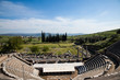 Asklepion Temple and amphitheater in Pergamon izmir Türkiye 