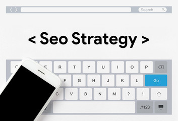 Wall Mural - seo strategy concept