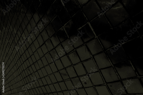 Beautiful Closeup Textures Abstract Tiles And Dark Black Color