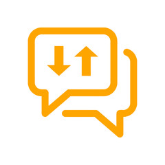 Poster - Chat icon, sms icon, comments icon, speech bubbles Icon