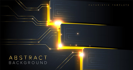 Wall Mural - an abstract template in futuristic style. it is suitable for being as a background template, landing