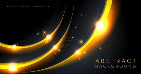 Wall Mural - an abstract template in futuristic style. it is suitable for being as a background template, landing