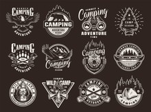 Vintage Summer Recreation Logotypes