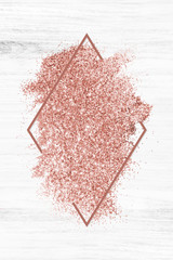 Wall Mural - Pink glitter smudge