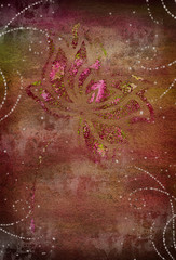 Watercolor floral background