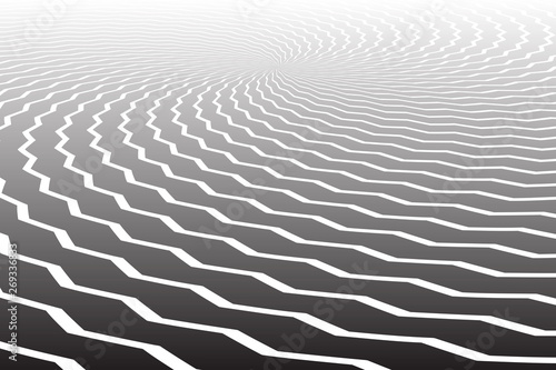 Abstract wavy lines design.