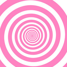 Swirling Radial Pattern Background. Vector Illustration For Swirl Design. Vortex Starburst Spiral Twirl Square. Helix Rotation Rays. Converging Psychadelic Scalable Stripes. Fun Sun Light Beams.