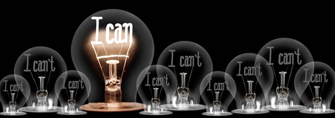 light bulbs concept