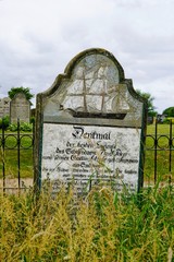 Historische Grabsteine auf Föhr (Süderende)