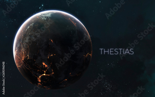 Fotomural Exoplanet in deep space