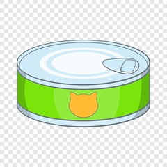 Wall Mural - Canned food for cat icon. Cartoon illustration of canned food for cat vector icon for web design