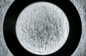 Wall Mural - Woolen blanket forms an ocean of thin hairs of its structure.
