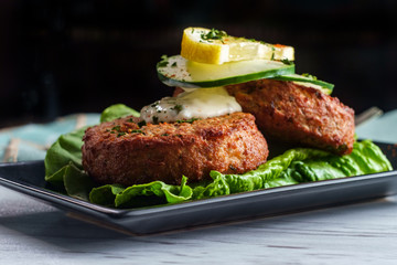 Crab Cakes Tartar Sauce