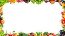 Fruits And Vegetables Frame