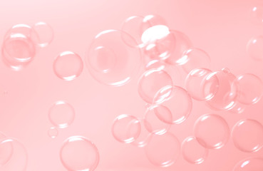 pink bubbles abstract background.