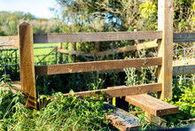 Typical Country Stile In Gloucestershire And The Cotswolds, UK