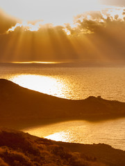 Wall Mural - Greek coast at sunrise Peloponnese Mani