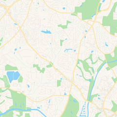 Fototapeta mapa świata dla dzieci Empty vector map of Johns Creek, Georgia, USA | Fototapety dla ...