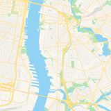 Fototapeta  - Empty vector map of Camden, New Jersey, USA