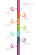 © auchara - weekly planner, Timeline business for 7 day, Timeline infographics design vector and Presentation business can be used for Business concept with 7 options, steps or processes.